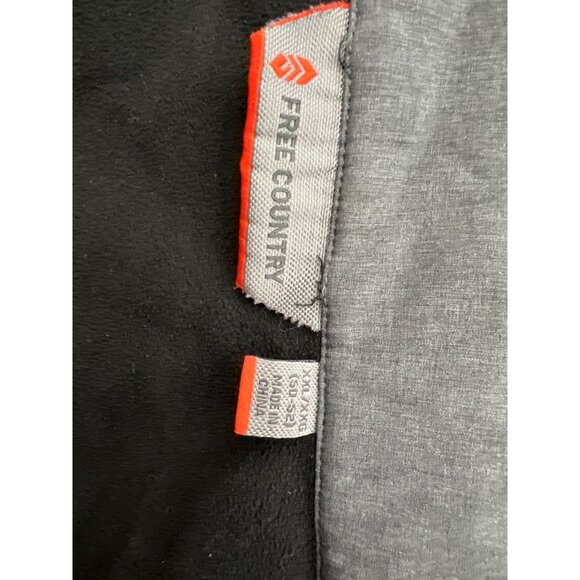 Free Country Men Gray Zip Front Softshell Jacket Size XXL (50-52) - Picture 14 of 16